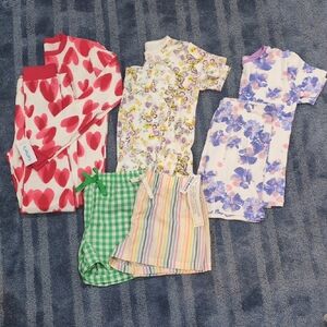 Girls Pajama Bundle, Mixed Brands